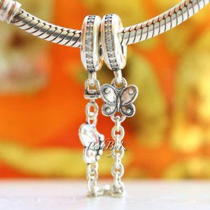 Pandora Butterfly Safety Chain Charm 797865CZ